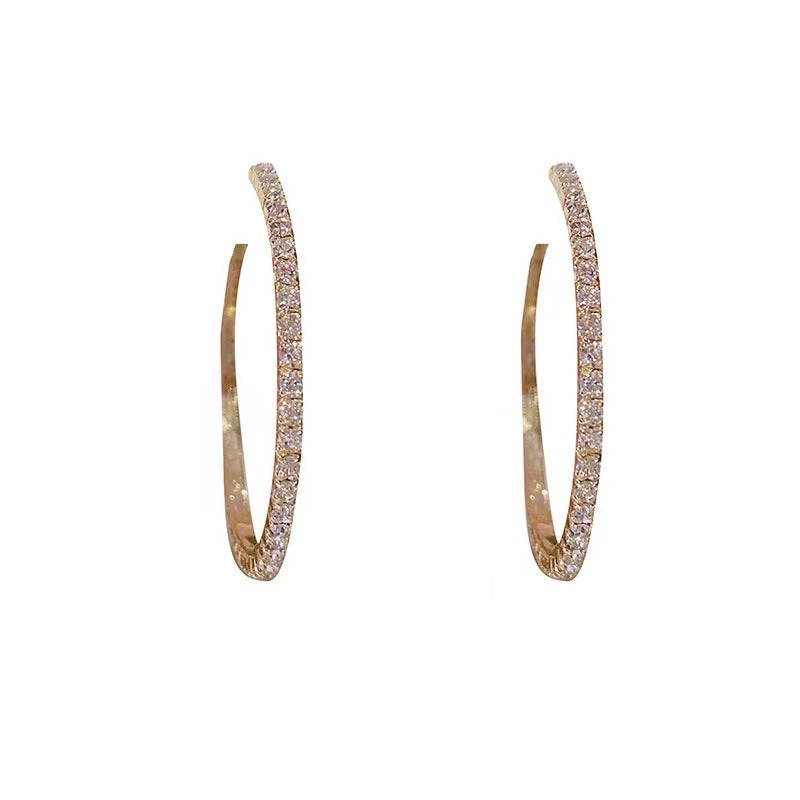 Simple Hoop Earrings Women